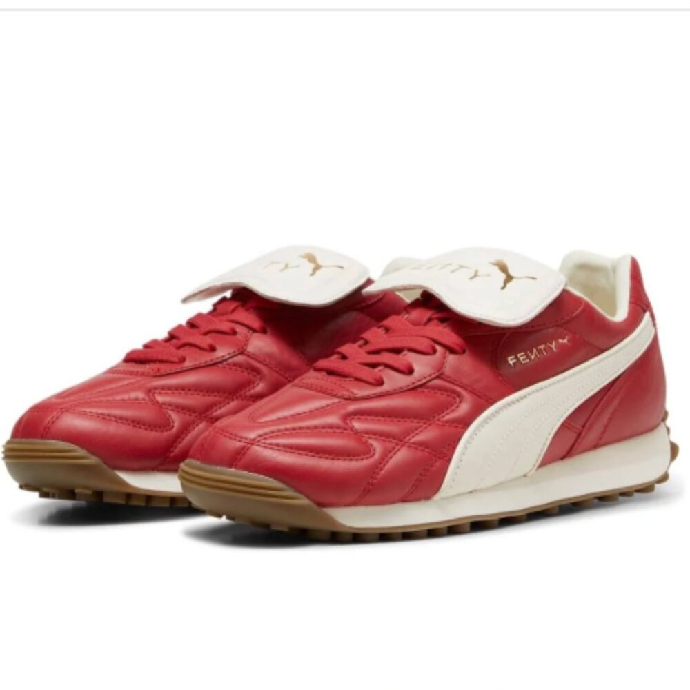 NEW Puma x Fenty Avanti Rihanna Mens Red White Quilted Shoes 398352-03 SZ-12